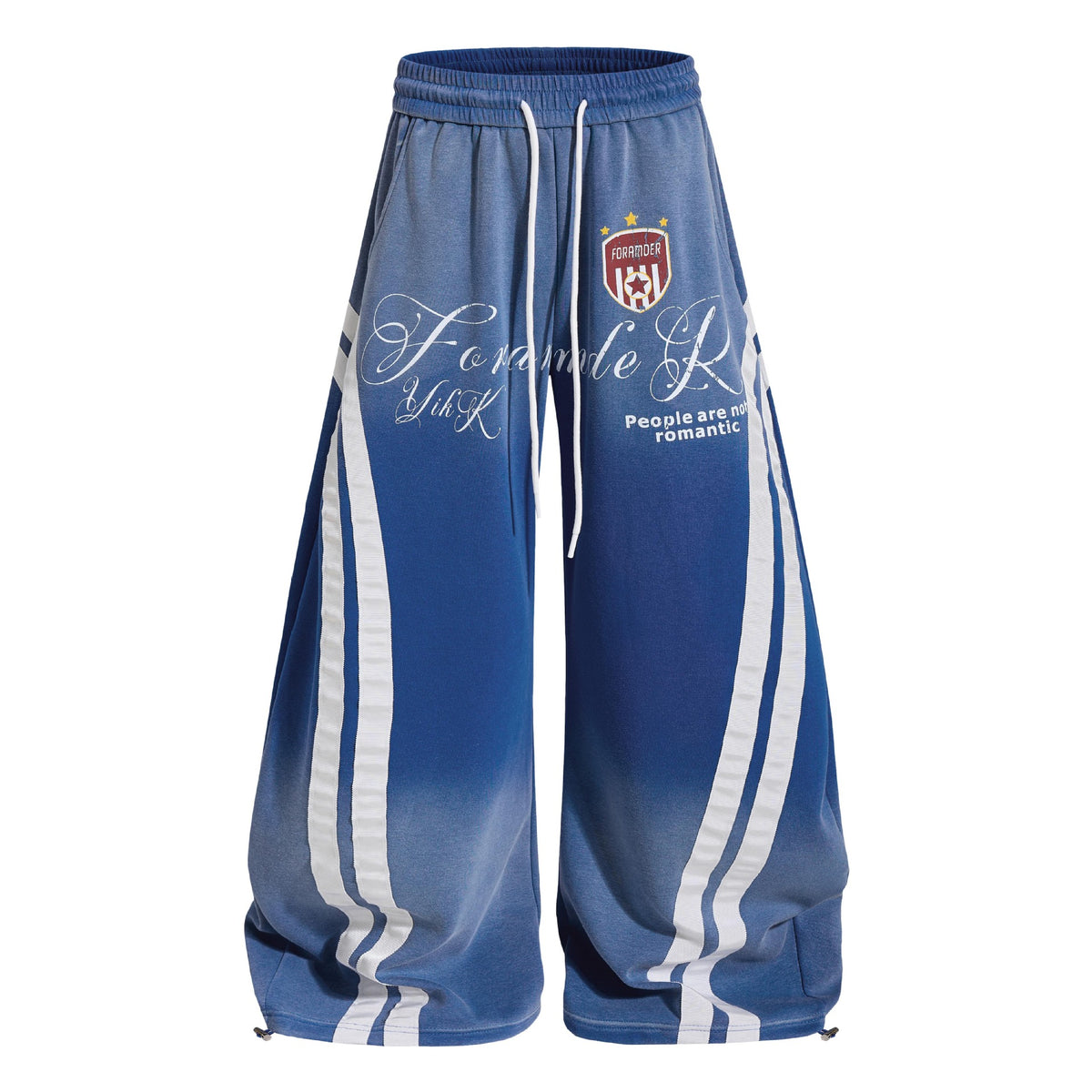 American-style Vintage Washed-and-distressed Casual Sweatpants