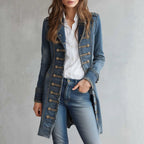American-style Vintage Distressed Denim Jacket