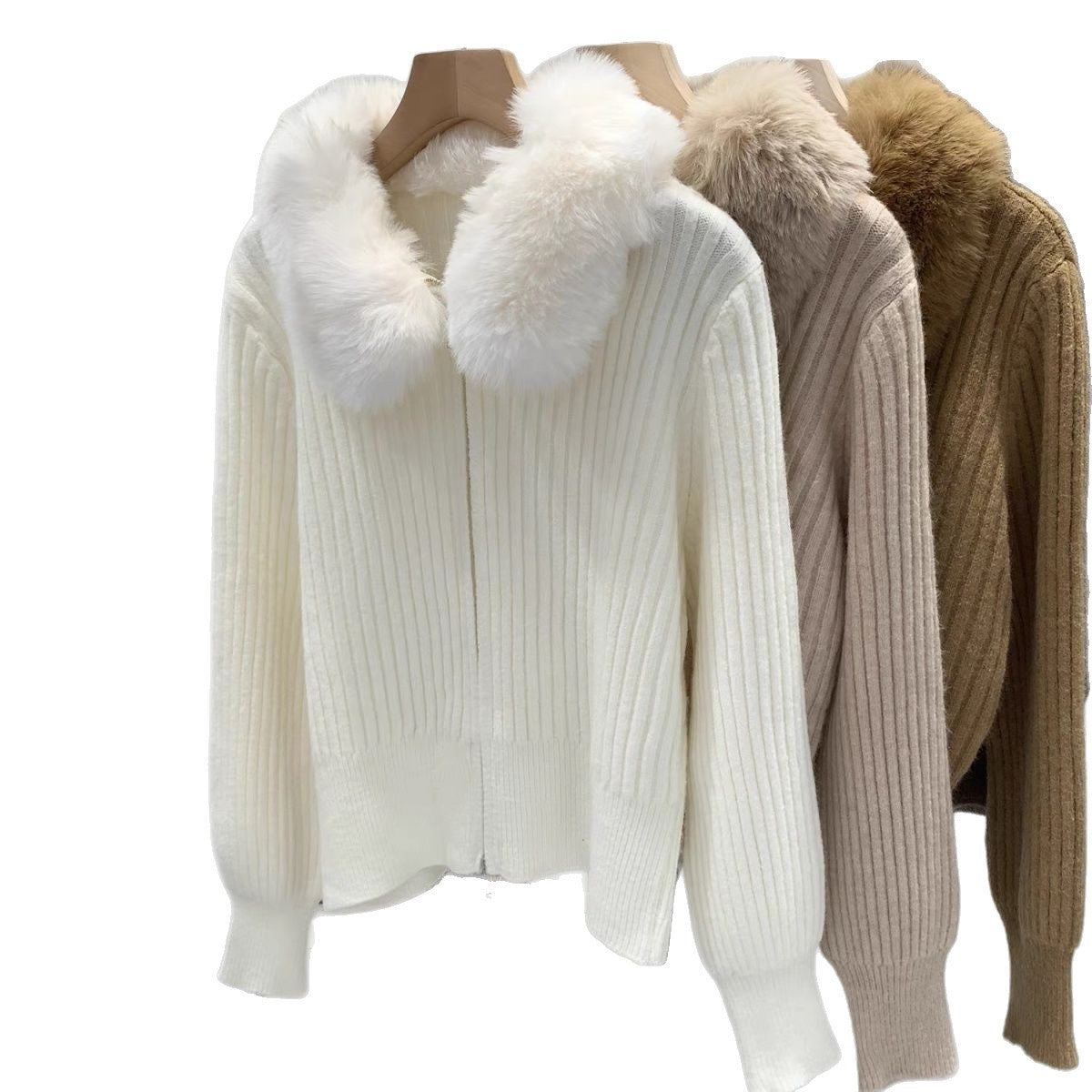 Elegant Relaxed-fit Figure-flattering Long-sleeve Knit Cardigan