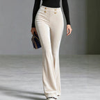 Velvet Wide-leg Womens Pants That Are Figure-flattering
