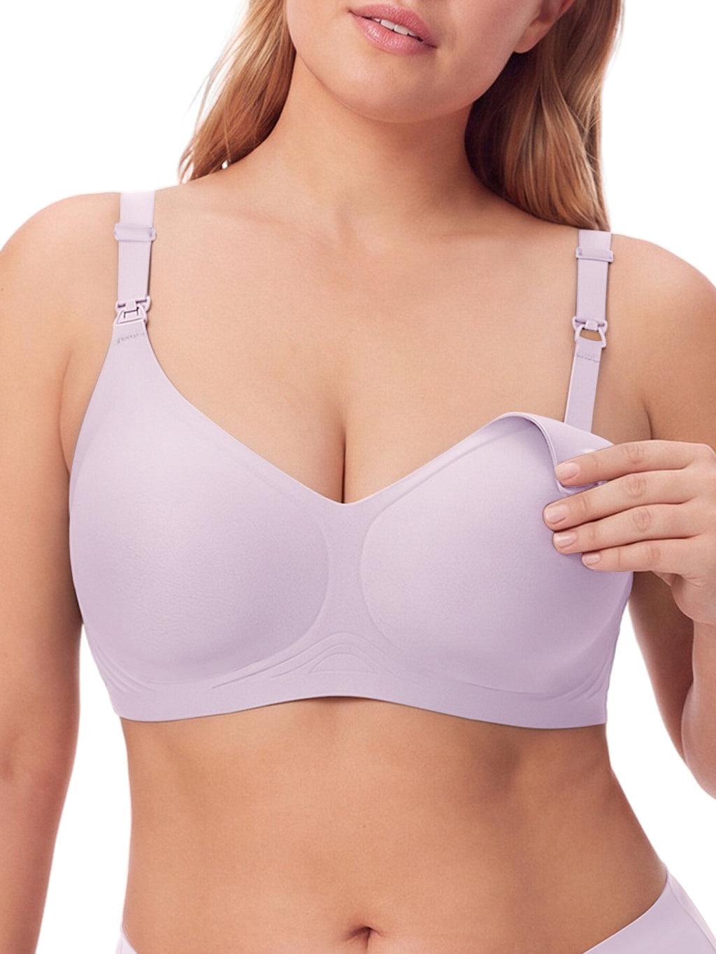 Seamless Nursing Bra With Jelly Like Soft Support, No Underwire