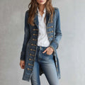 American-style Vintage Distressed Denim Jacket