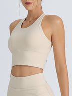 Shock-resistant High-strength One-piece Fixed Yoga Sports Bra Vest For Running