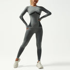 Cross-Border Autumn And Winter Moisture-Wicking Ski Clothing Seamless Training Warm Ski Quick-Drying Intimates Suit Fitness Sportswear
