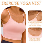 Backless Twisted Strap Yoga Sports Bra With Built-in Padded Cups Shock-Absorbing And Push-Up