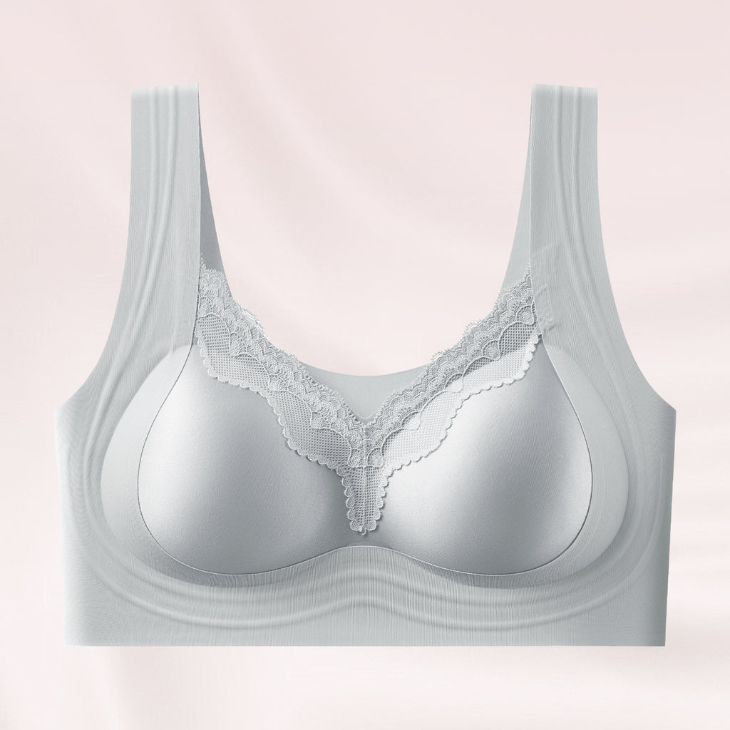 Seamless Molded-cup Bra Wireless Comfortable Camisole-style Underwear