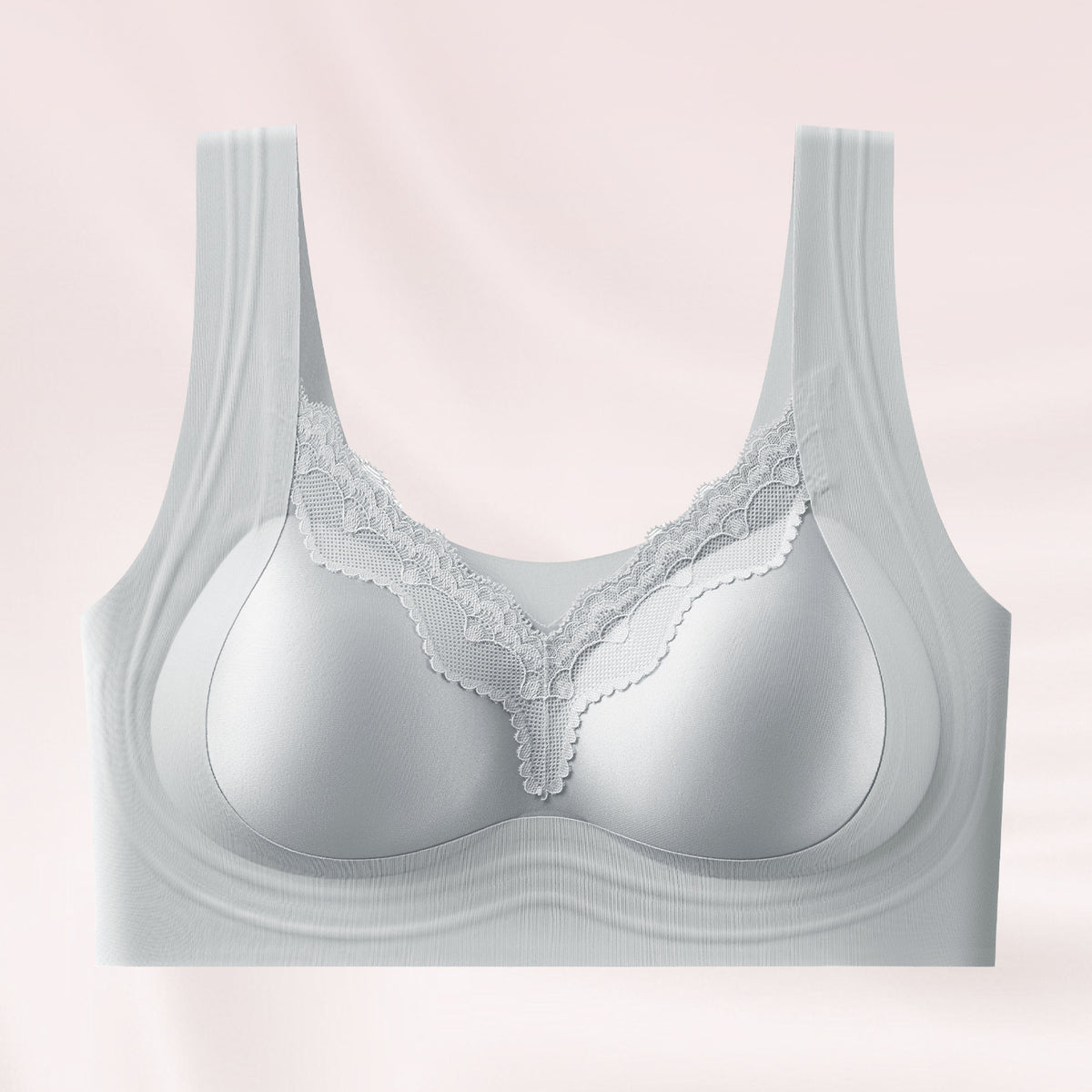 Seamless Molded-cup Bra Wireless Comfortable Camisole-style Underwear