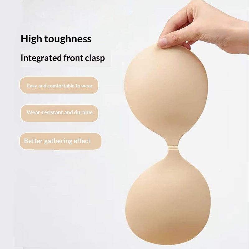 Solid-color Bra Waterproof And Sweat-proof Round Chest Stickers