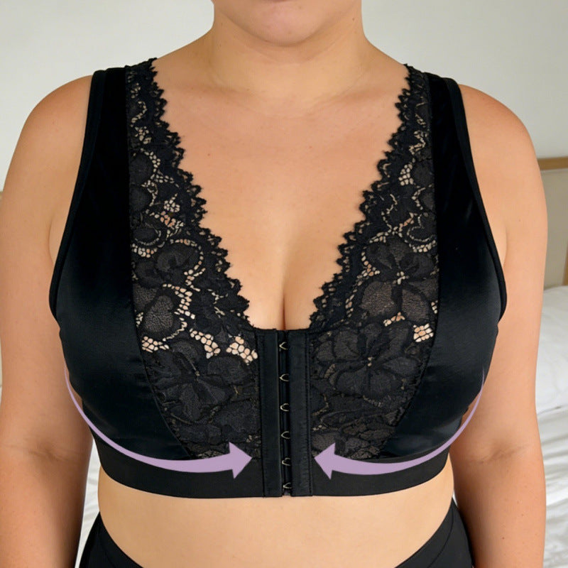 Front-closure Comfortable And Breathable Plus-size Bra