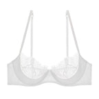 French-style Alluring Eyelash Lace Bra Ultra-thin